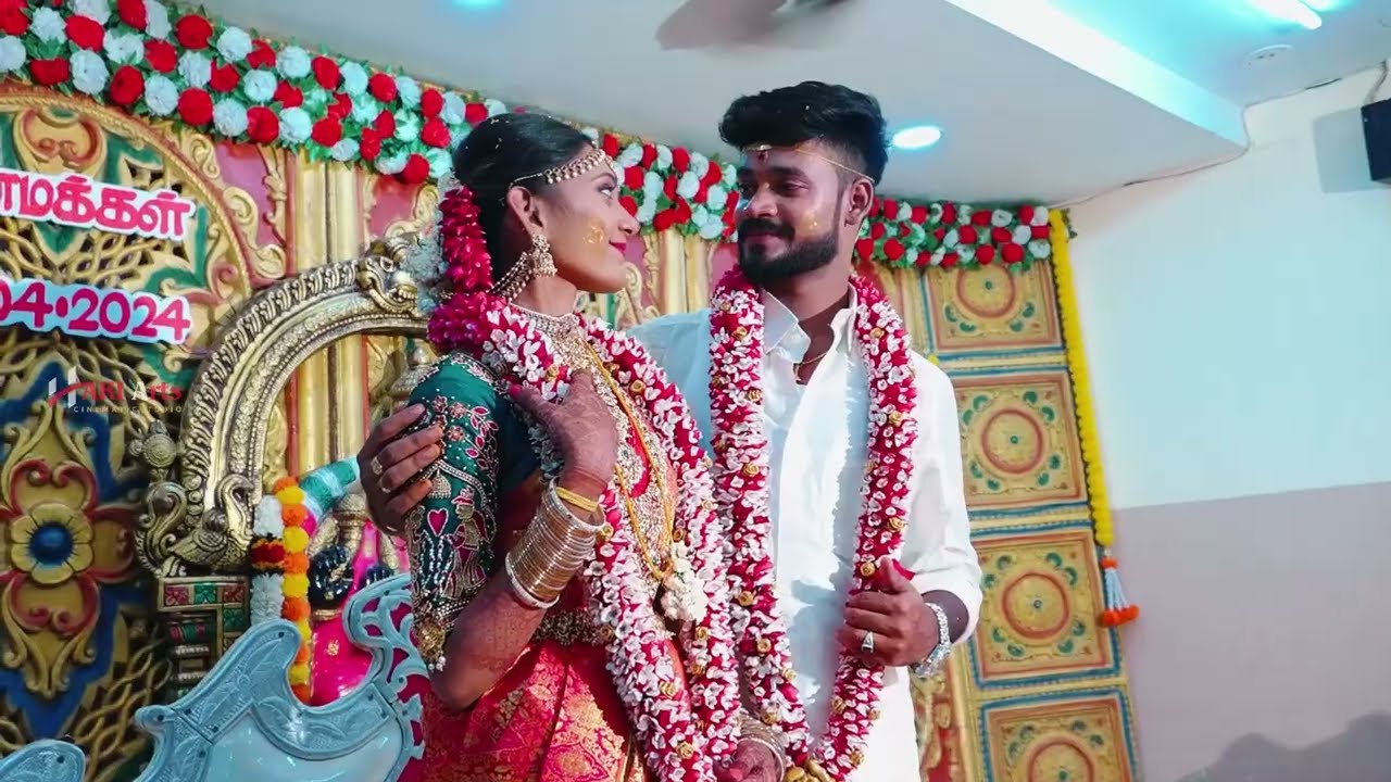 Best Indian Hindu Wedding Cinematic Highlights Ganesh Wed Pavithra #hinduwedding #cinematicwedding