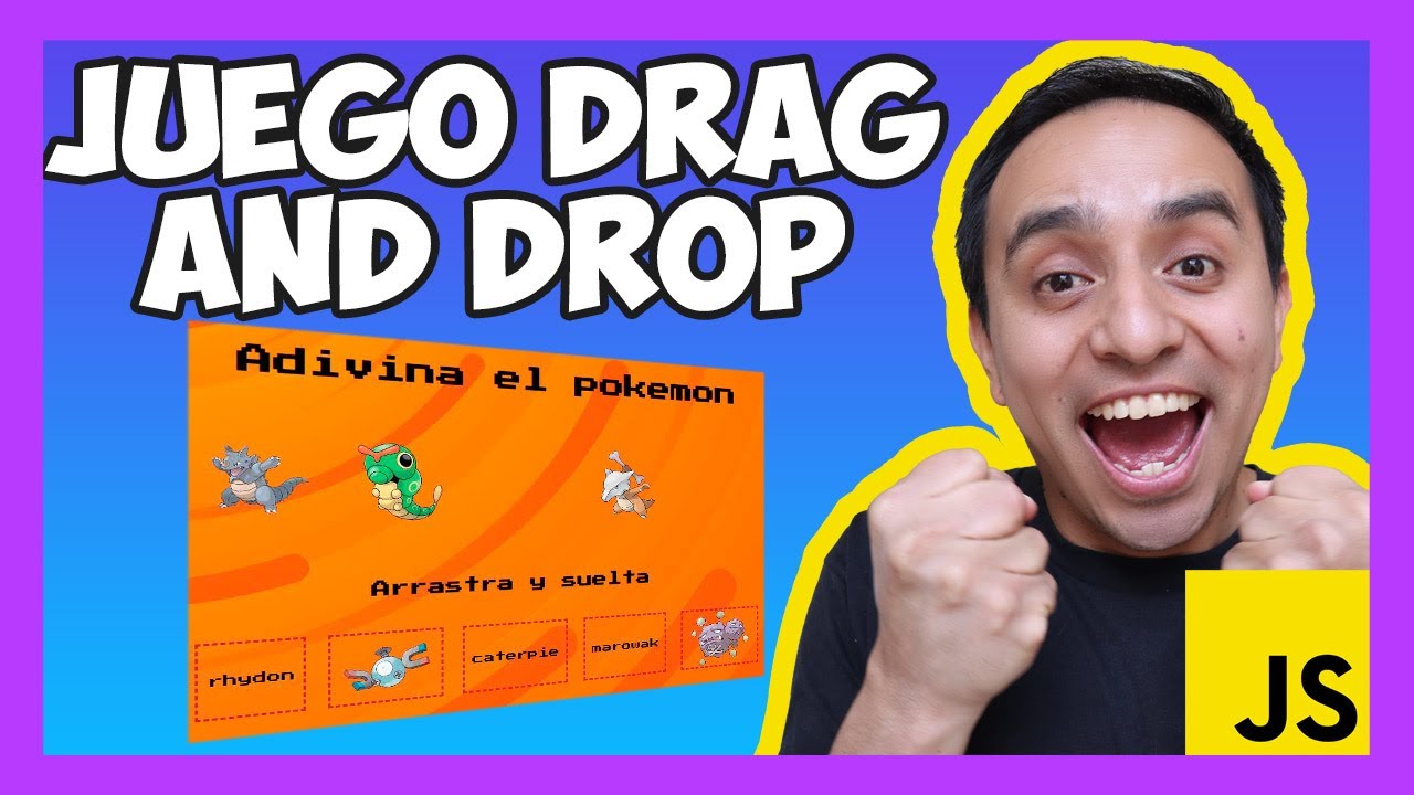 Crea tu PROPIO JUEGO Drag and Drop 🕹️ utilizando HTML5 CSS y  JAVASCRIPT