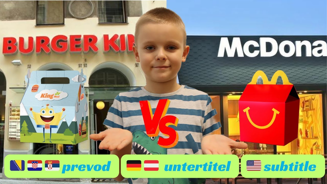 Wiener McDonald's vs Burger King #mcdonalds #burgerking