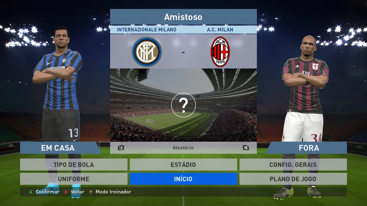 PES 2016 - Inter x Milan GAMEPLAY -1080p