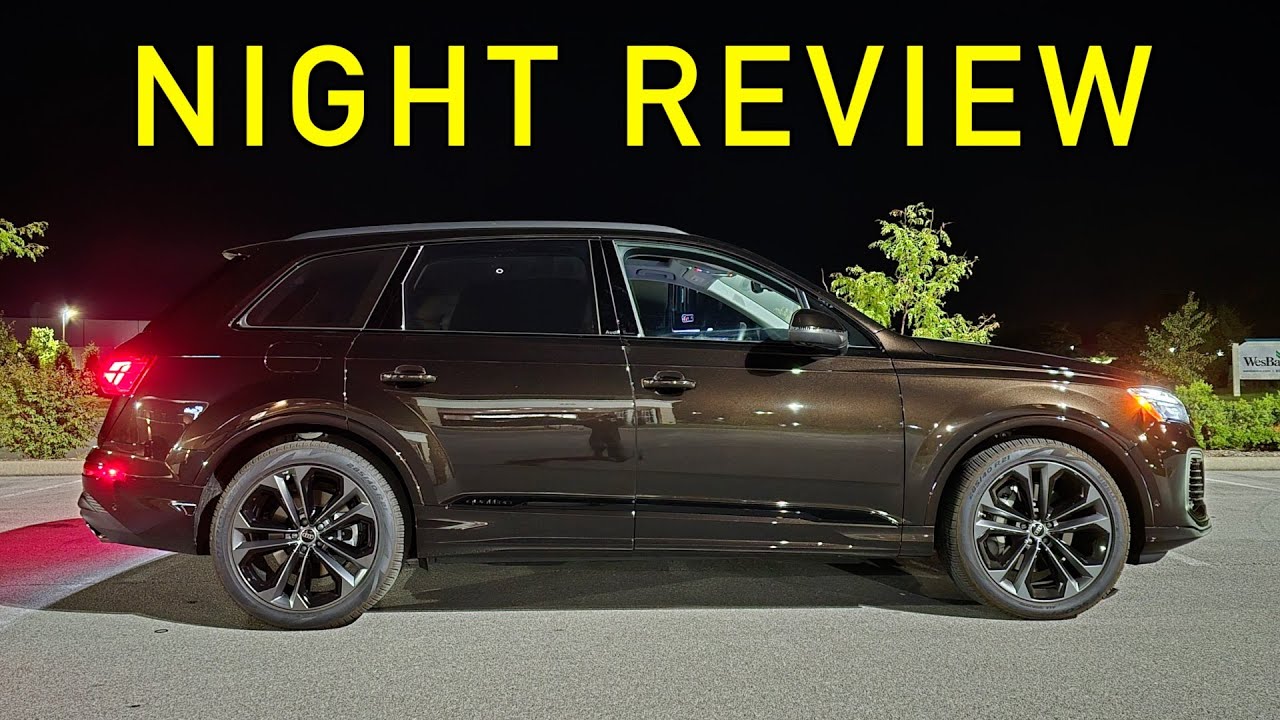 NIGHT REVIEW! -- Does the 2025 Audi Q7 Have the BEST Luxury SUV Lighting??