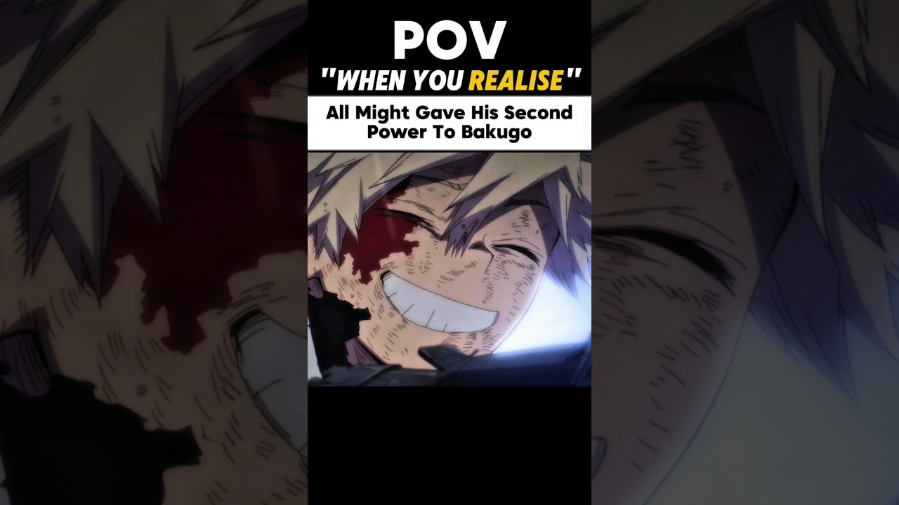 Both Were Chosen By All Might | My Hero Academia Final Season 