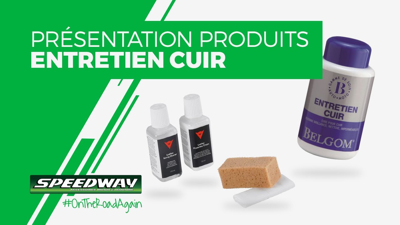 Les produits pour entretenir son cuir moto