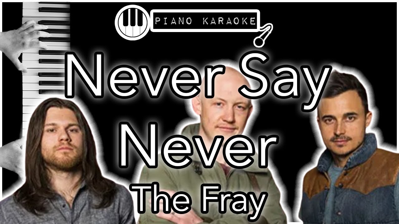 Never Say Never - The Fray - Piano Karaoke Instrumental
