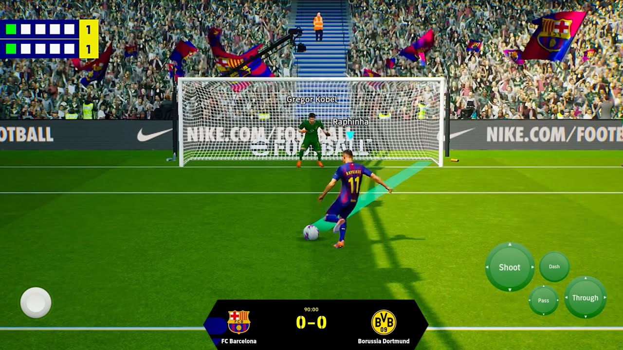eFootball Penalty Shootout #39 FC Barcelona Vs Borussia Dortmund #efootball2026