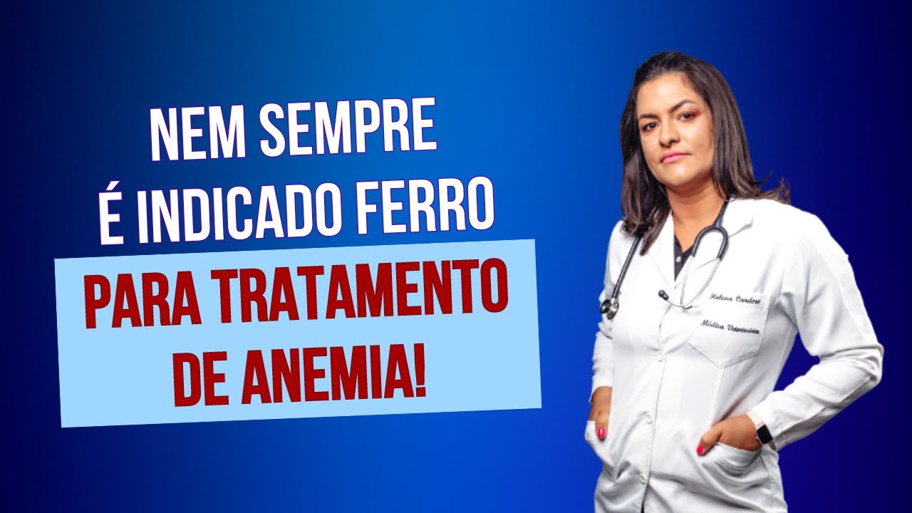 Uso de ferro para tratamento de anemia em cães e gatos