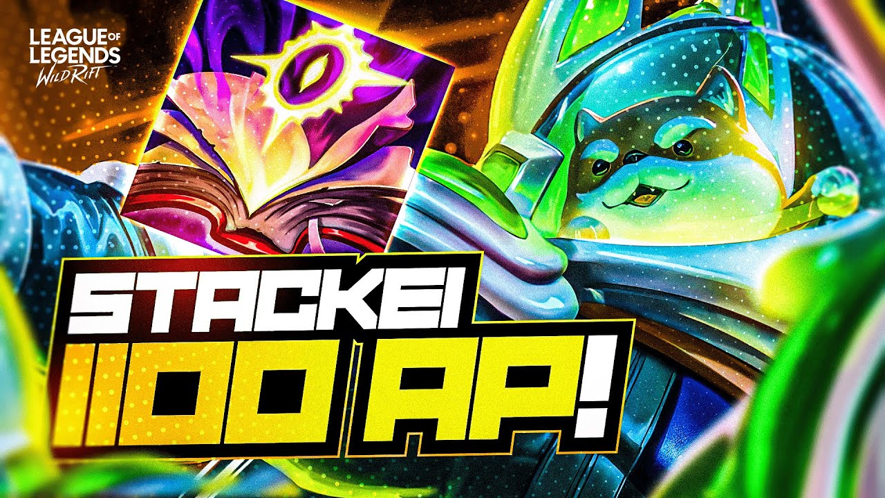 VOCÊ JA VIU NASUS COM 1100 DE AP? LOL WILD RIFT🤣🤣🤣