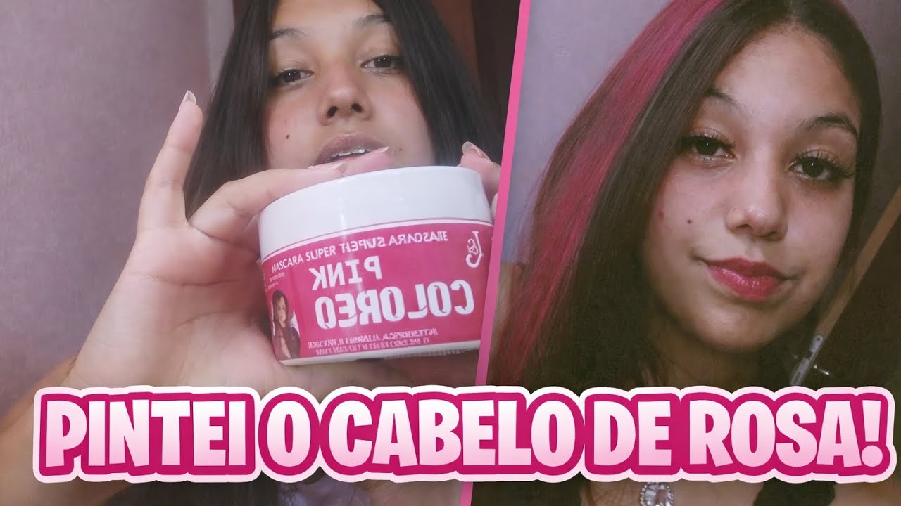 Eu fiz isso mesmo… cabelo ROSA! 😱