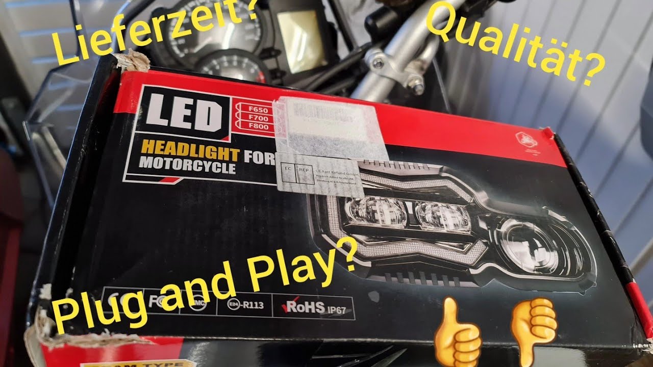 BMW F800GS LED Scheinwerfer, neue Generation von Aliexpress