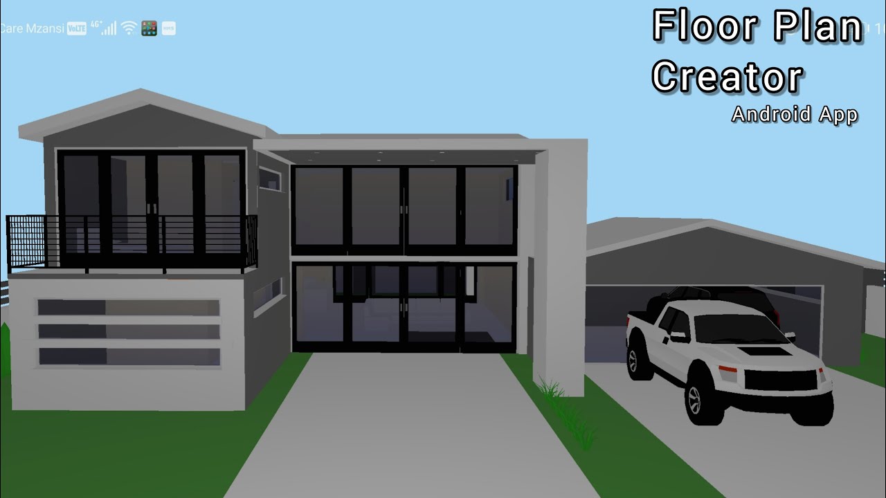 Floor Plan Creator || Gable Roof double storey