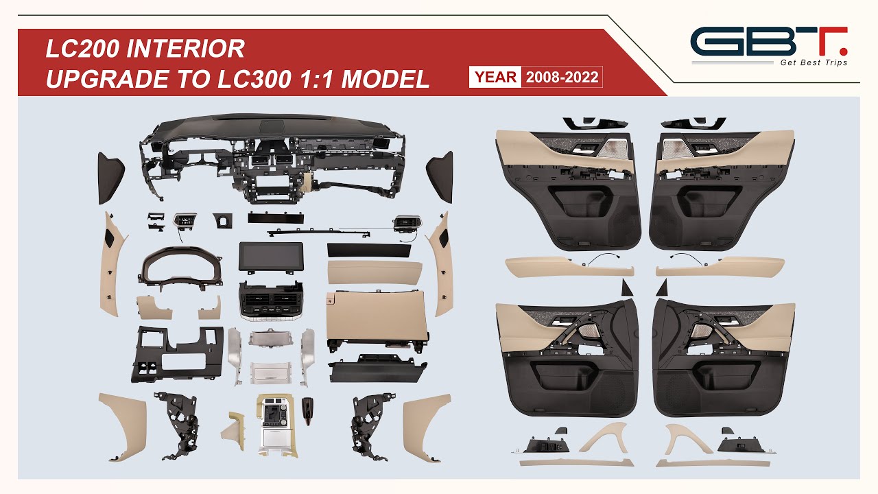GBT LC200 To LC300 Interior Upgrade Kit Installation Instructions