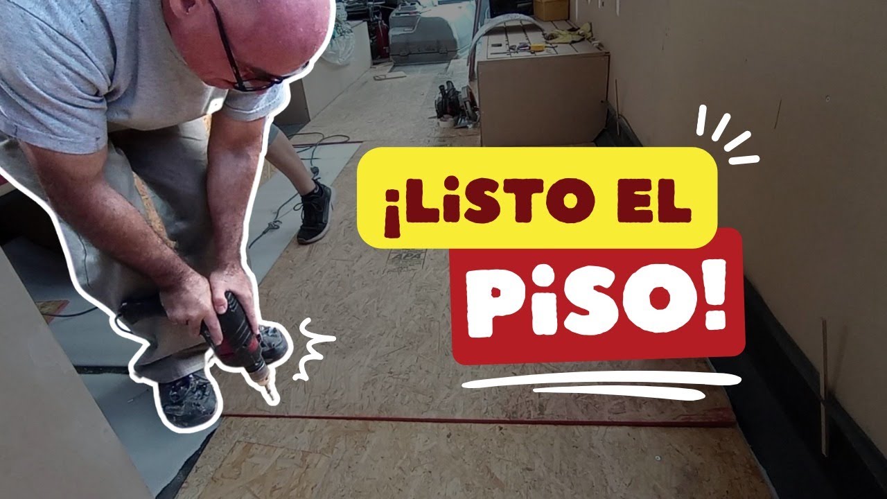 ¡Adiós al frío! AISLAMOS el MOTORHOME y colocamos madera en el PISO