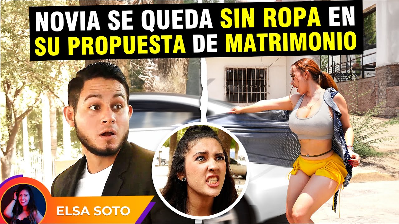Novia se queda sin ropa en su propuesta de matrimonio