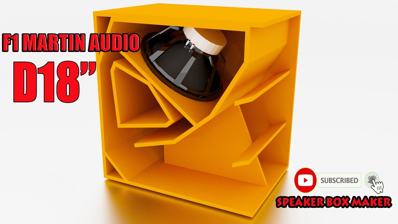 F1 Martin Audio 2021  - Full Plan  / Subwoofer / Loudspeaker / Bass Horn