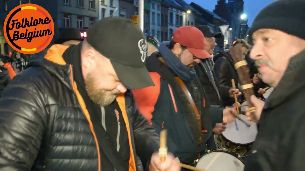 🥁 Soumonce Batterie binche 🥁 14 janvier 2024 épisode 2🥁 folklore belgium 🥁