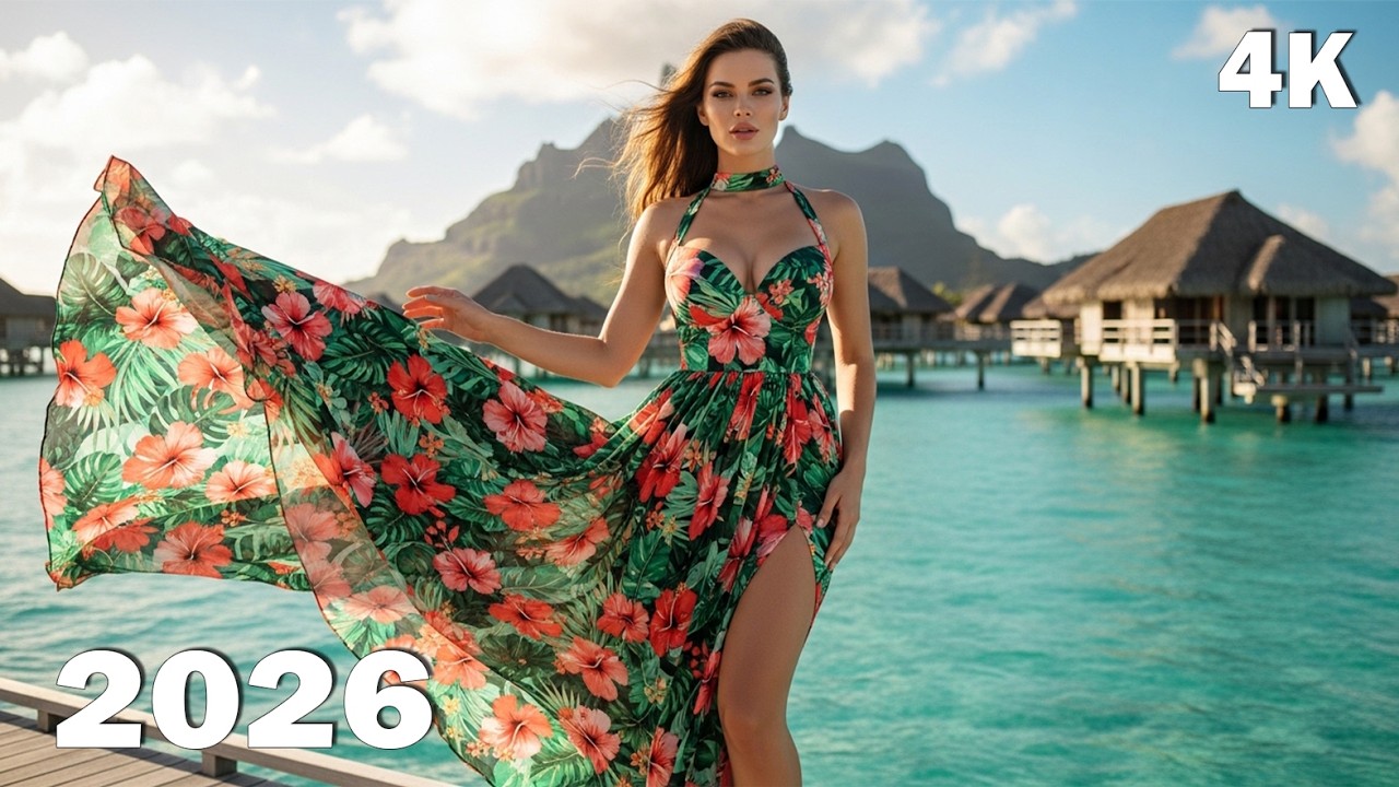 Best Relaxing Vocal Deep House Mix 2026 🍓 Summer Chill Vibes in 4K UHD for TV | BassLine Project