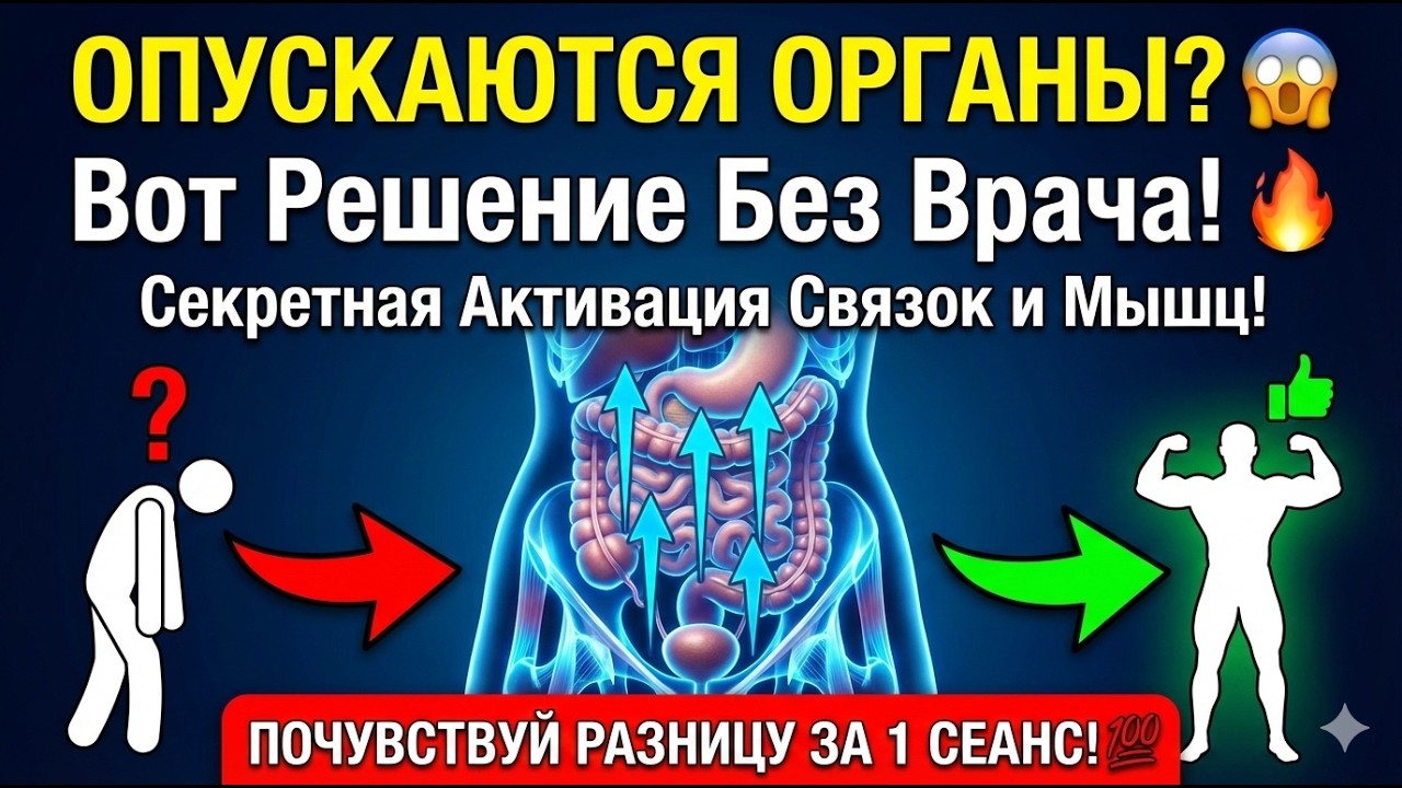 Внутренние Органы Встают на Место Без Операций!