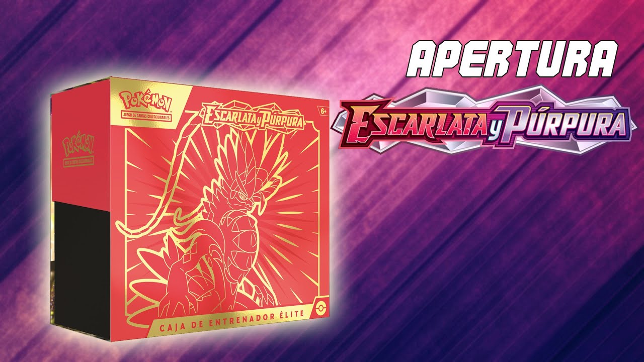 ¡ABRIENDO LA CAJA DE ENTRENADOR ÉLITE DE KORAIDON! | Pokémon TCG Escarlata y Púrpura.