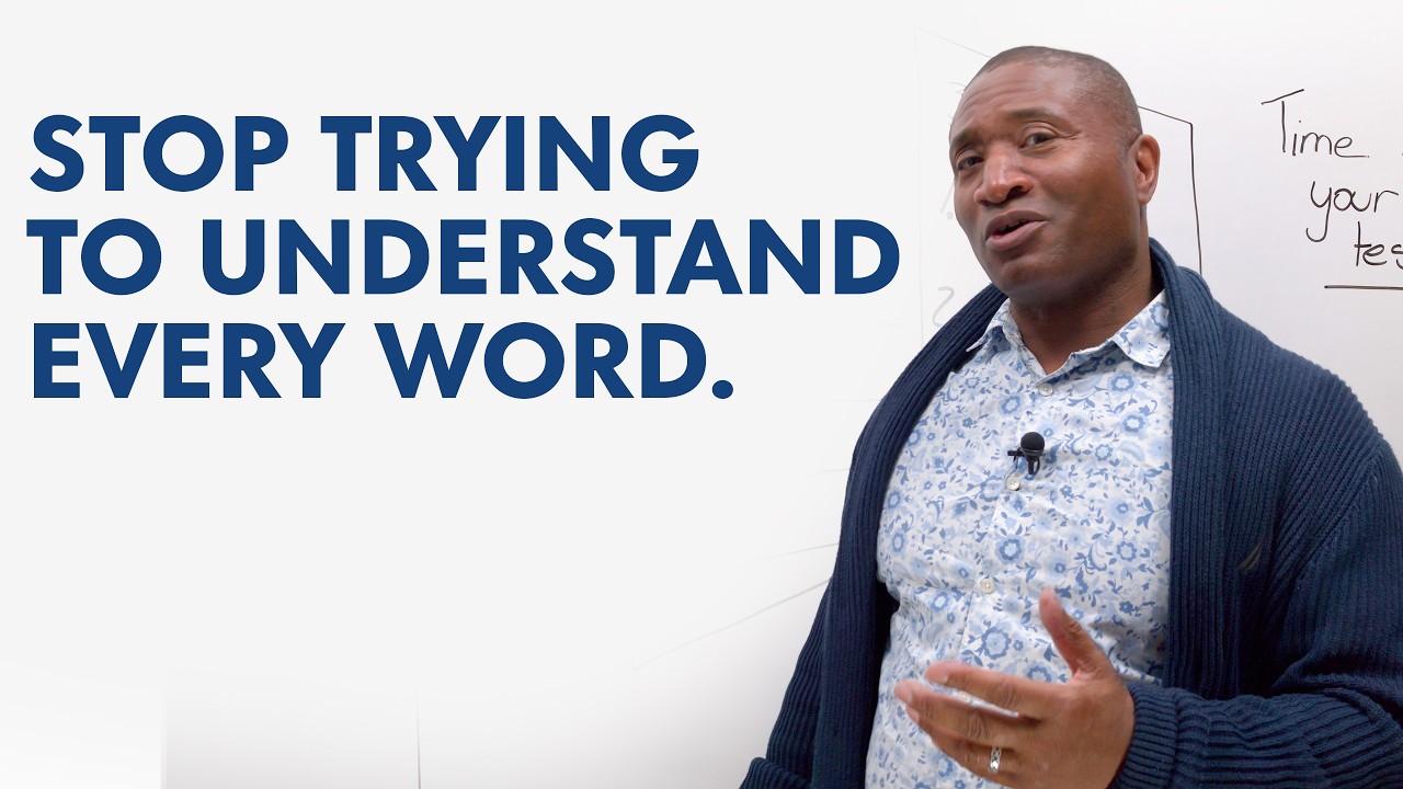 Can&rsquo;t Understand Fast English? Stop Trying to Catch Every Word.