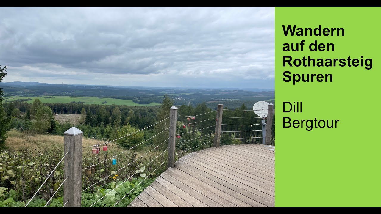 Unterwegs auf den Rothaarsteig Spuren – Dill Bergtour