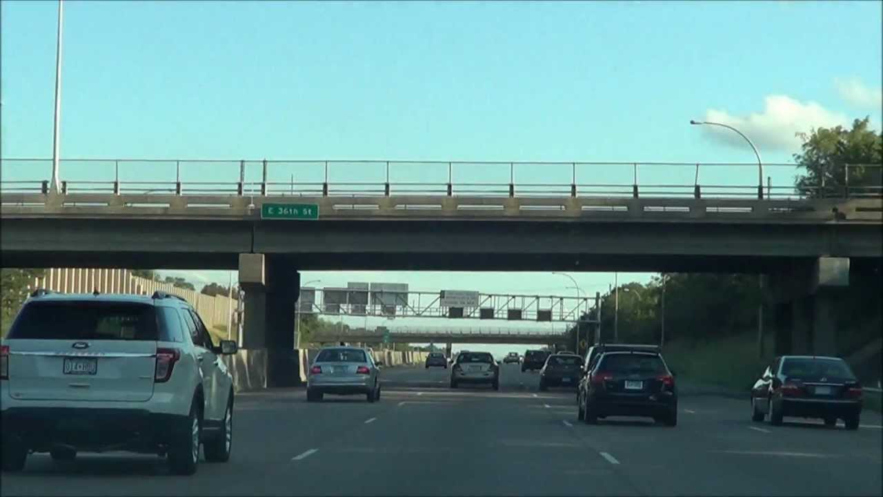 Urban Driving: From Downtown Minneapolis via I-35W South