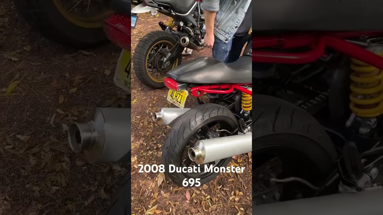 2008 Ducati Monster 695 Exhaust Note (stock)
