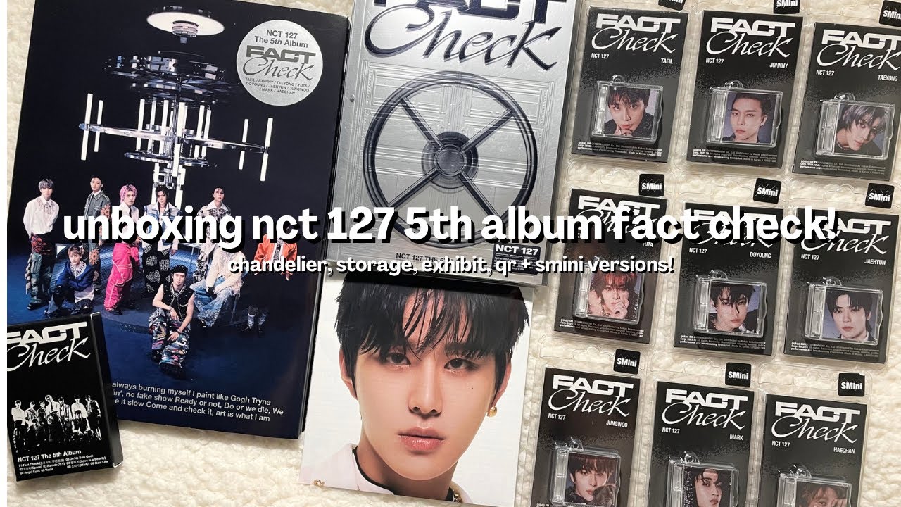 unboxing nct 127 엔시티 5th album fact check! ✰ chandelier, storage, exhibit, qr + smini versions!