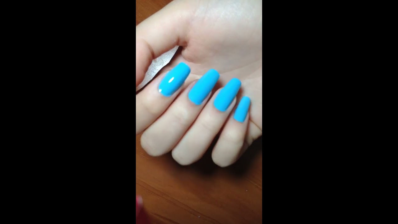 ASMR Nice long bare naked sexy hands and natural nails getting cool with cutepolish