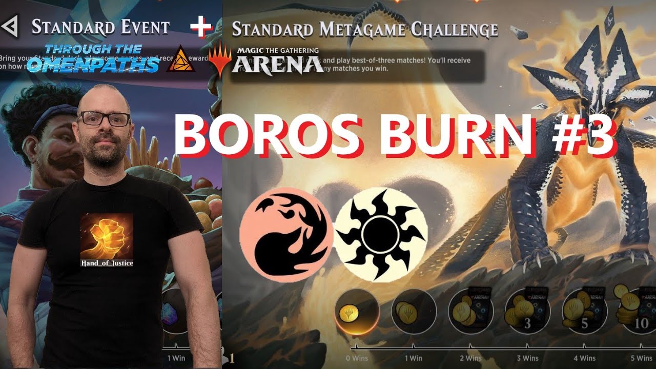 Boros Burn🔥☀️Bo1 Standard Event + Std Metagame Challenge🔥☀️[MTG Arena] OM1 - Through the Omenpaths