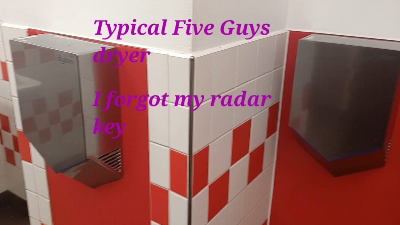 Dyson Airblade V AB08's, Five Guys, Cardiff