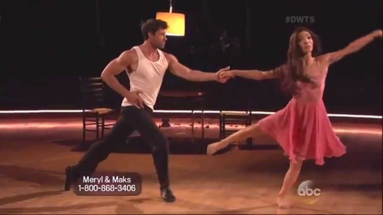 Maksim Chmerkovskiy & Meryl Davis dancing Rumba on DWTS 5 5 14