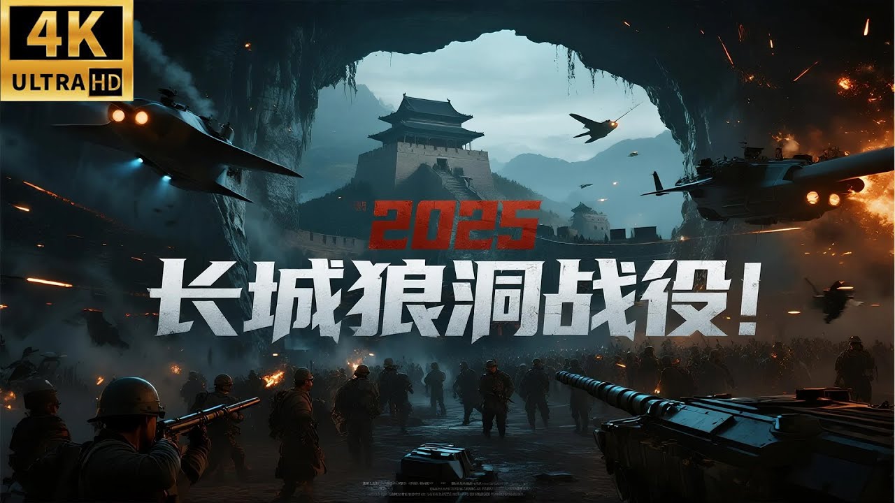 2025最新战争电影，史诗级大决战！长城狼洞子战役！国民合作怒杀十万日本大兵！ #历史传奇剧 #最新中國電視劇 #李连杰 #甄子丹 #五星上将 #电影 #国共合作 #李云龙 #亮剑