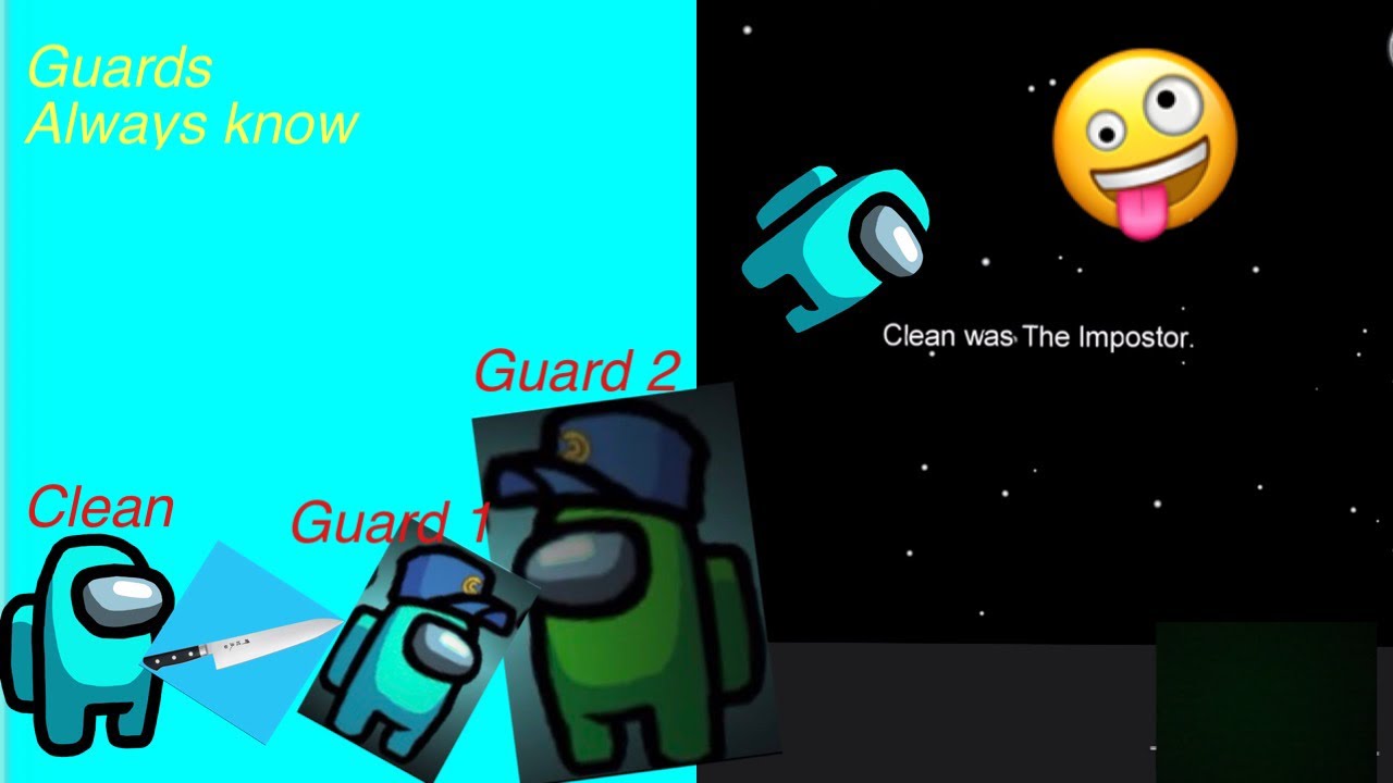 Trolling people as guards in among us!!! 