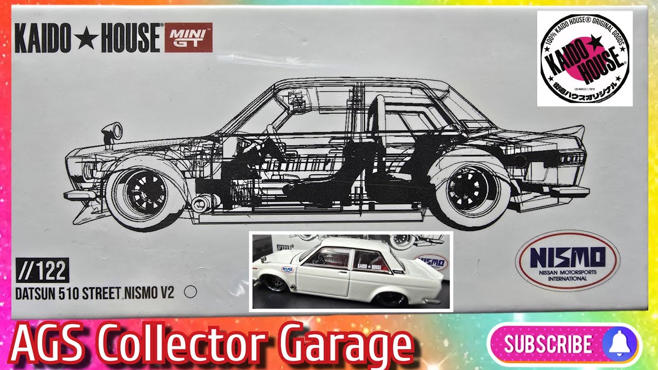 Kaido House MiniGT 122 Datsun 510 Street Nismo #hotwheels #diecast 
