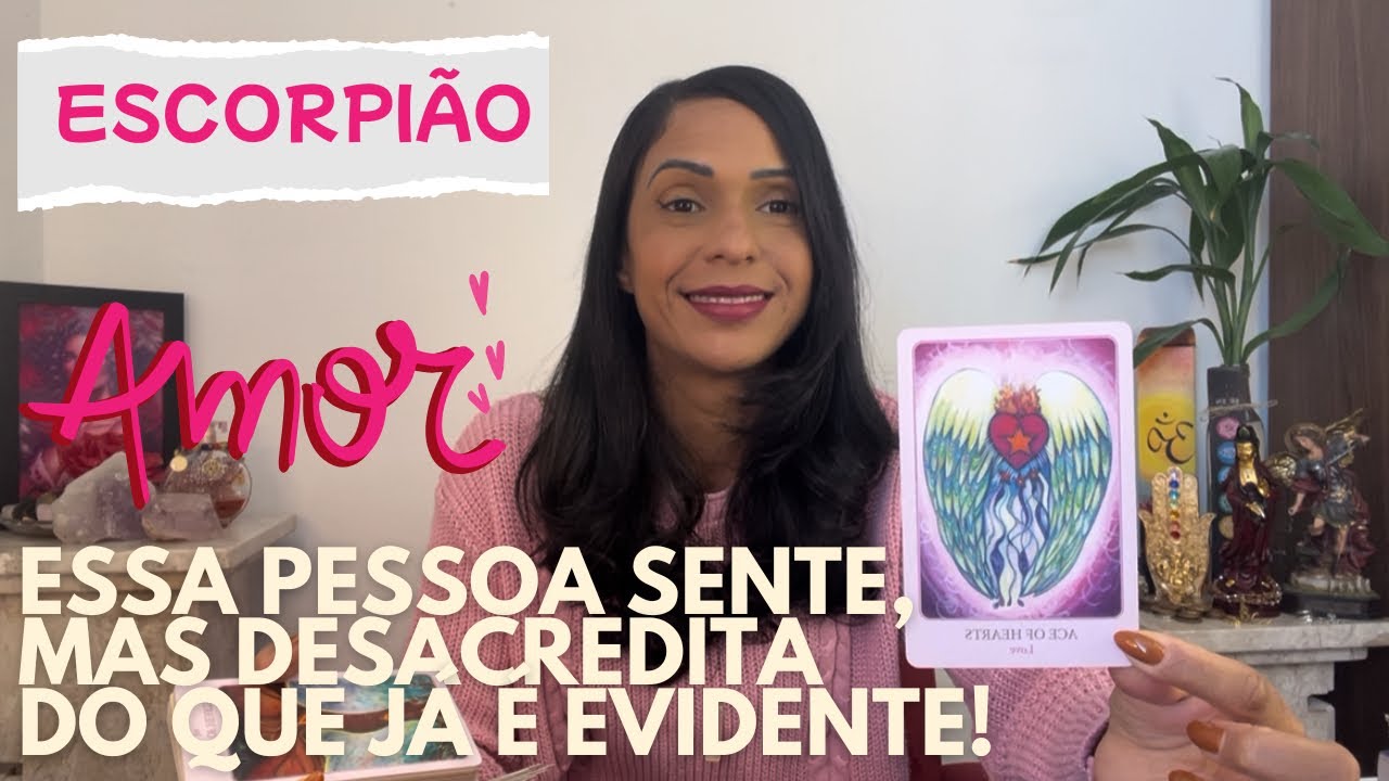💖ESCORPIÃO AMOR ♾️ Essa pessoa sente, mas desacredita do que já é evidente. 