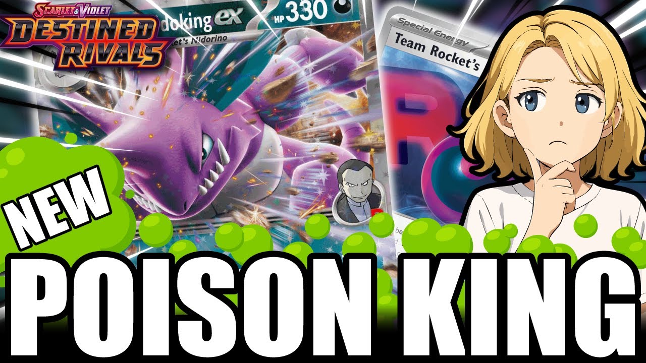 Team Rocket's Nidoking ex is the NEW POISON KING! - Destined Rivals | 2025 Standard Format