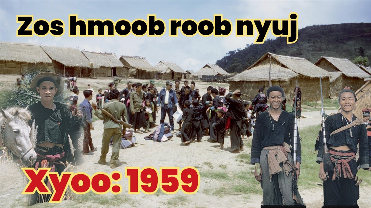 Duab qub zos hmoob roob nyuj qus 1957 - 1973 ( ພາບໃນອາດິດ ບ້ານກິ່ວກະຈໍາ ) - Part 2