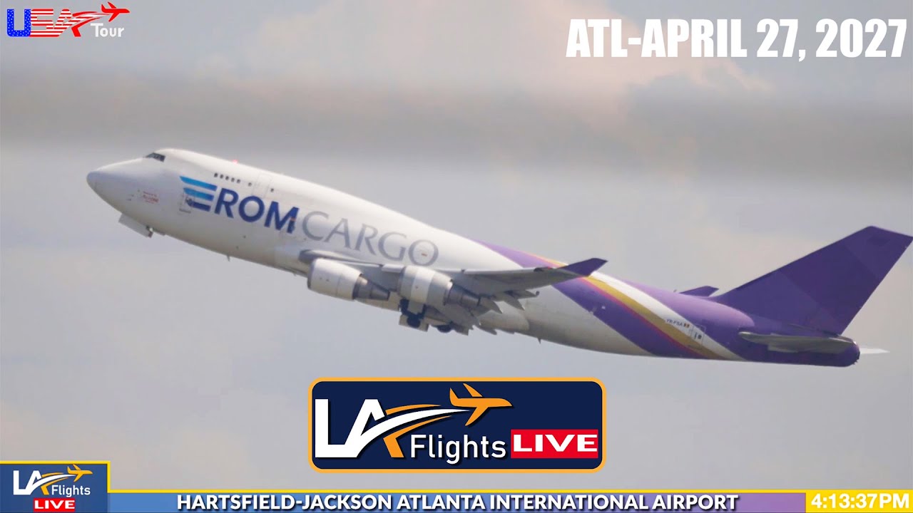 🔴LIVE ATLANTA (ATL) Hartsfield-Jackson International Airport | BUSIEST AIPORT! | April 27, 2025