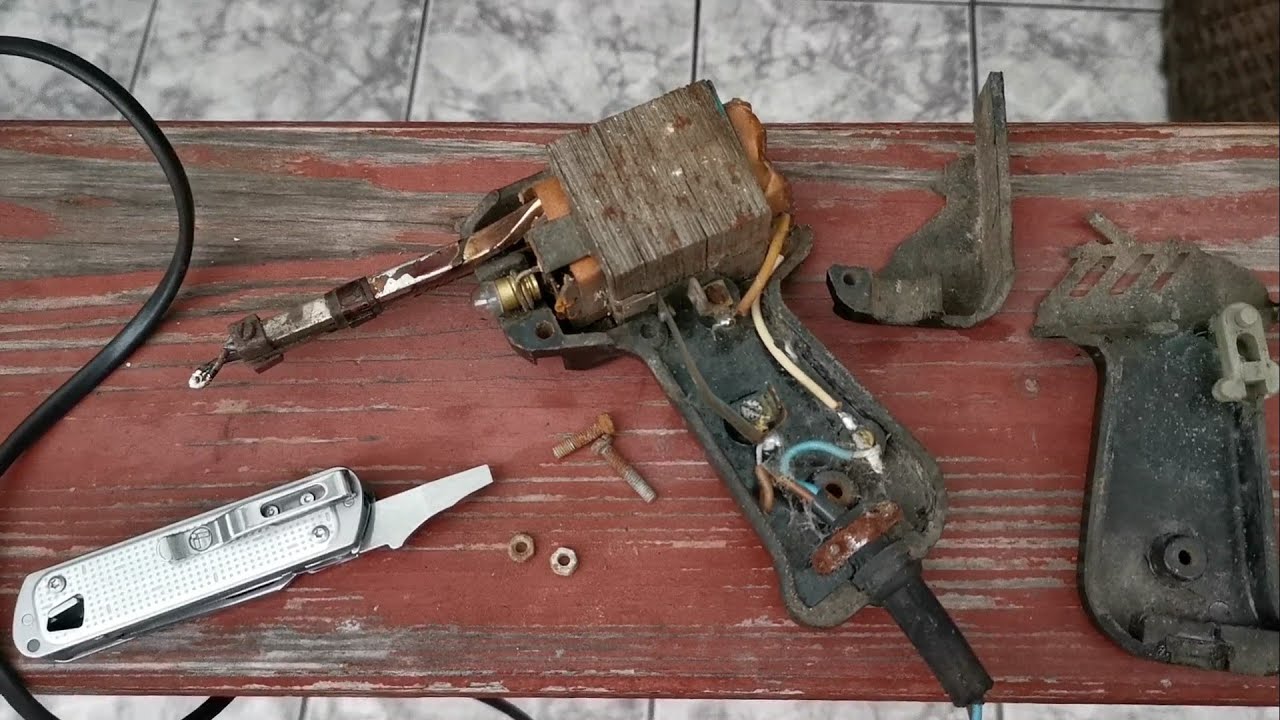Reconditionare pistol de lipit romanesc marca Radioprogres