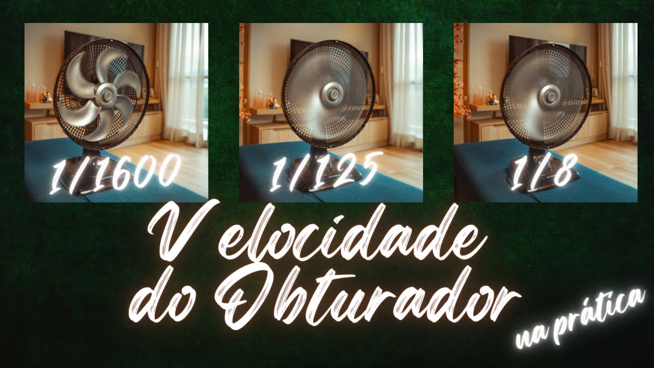 O que é Velocidade do Obturador? Triângulo da Exposição
