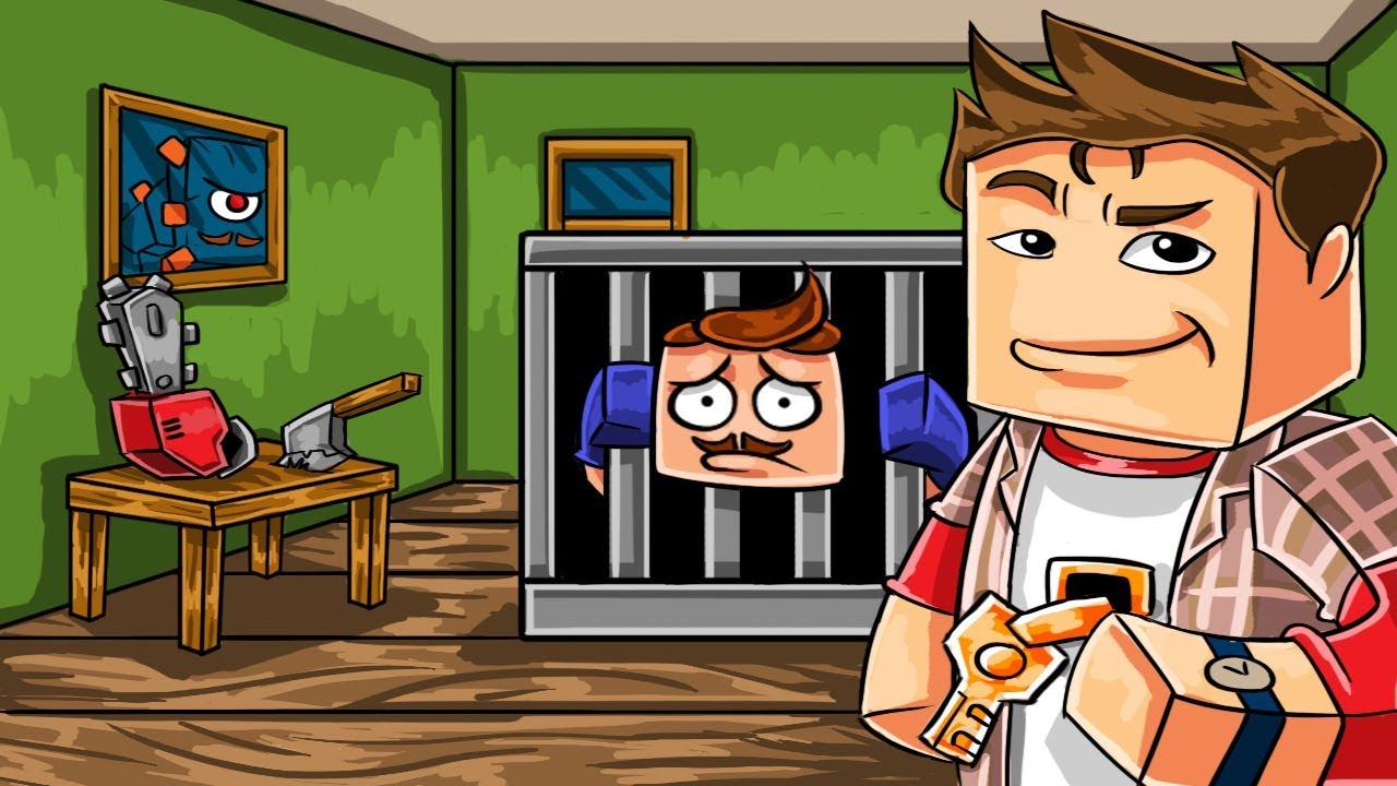 Minecraft | SNEAKING INTO THE NEIGHBORS HOUSE! (Hello Neighbor Challenge)