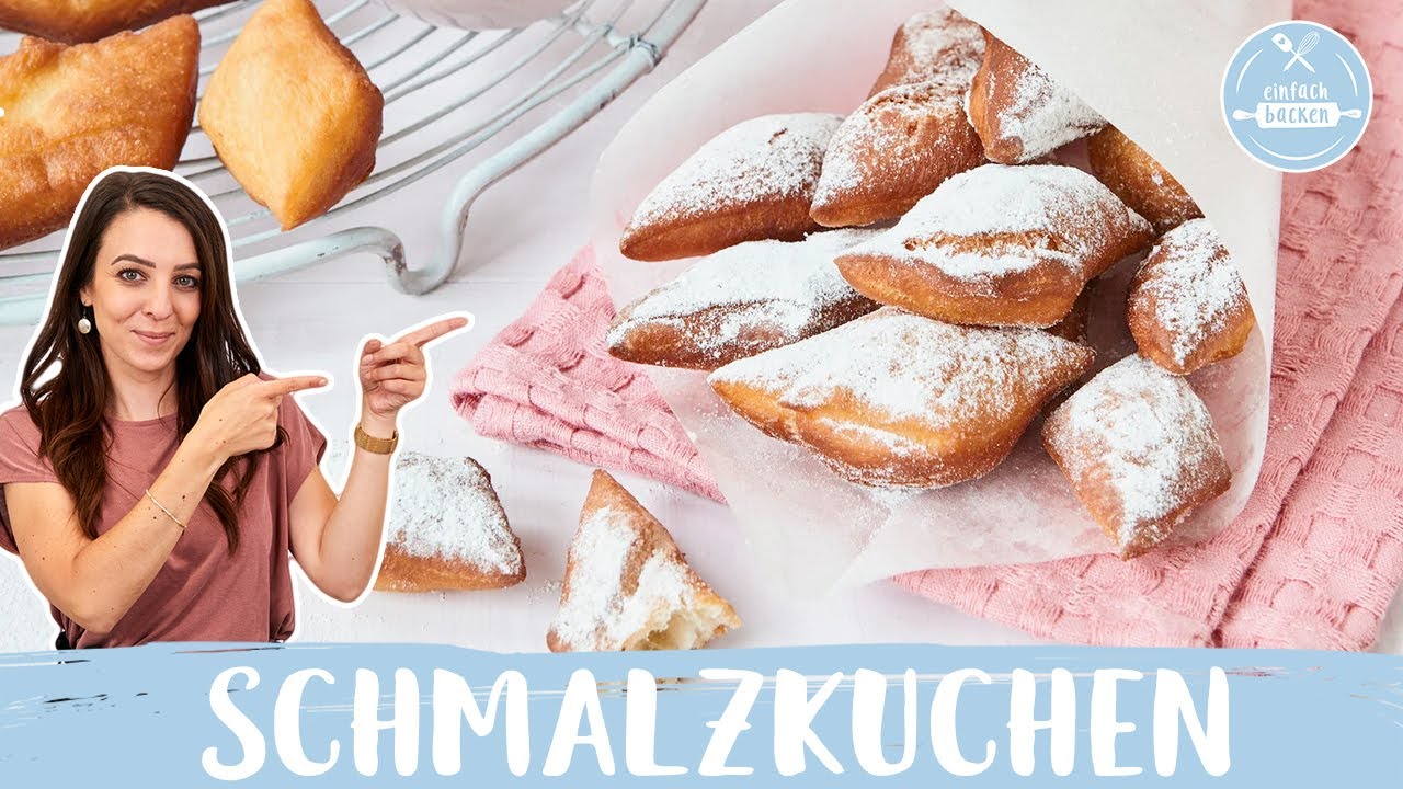 Schmalzkuchen 🎉🥯 | Schmalzgebäck selbstgemacht | wie vom Weihnachtsmarkt | Einfach Backen