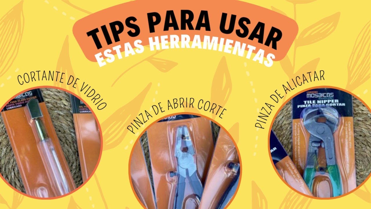 TIPS USO DE HERRAMIENTAS PARA MOSAICO 🤗