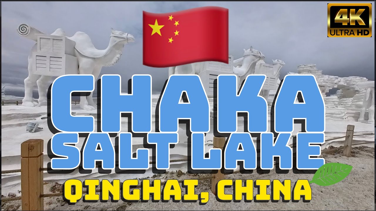 🇨🇳  Chaka Salt Lake, Qinghai, China - Magnificent Salt Sculptures in a Wondrous Backdrop
