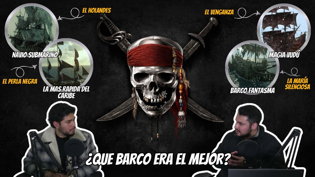 ¿QUÉ BARCO ERA MEJOR? ¿El Perla Negra, El Holandés, El Venganza de la Reina Ana o María Silenciosa?