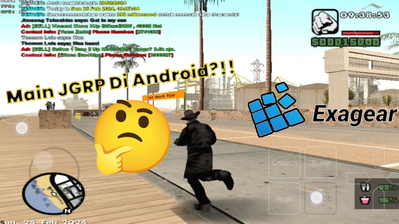 [GTA SA-MP JGRP] Можно ли играть в JGRP на Android?!!🤔 (Эмулятор Exagear)