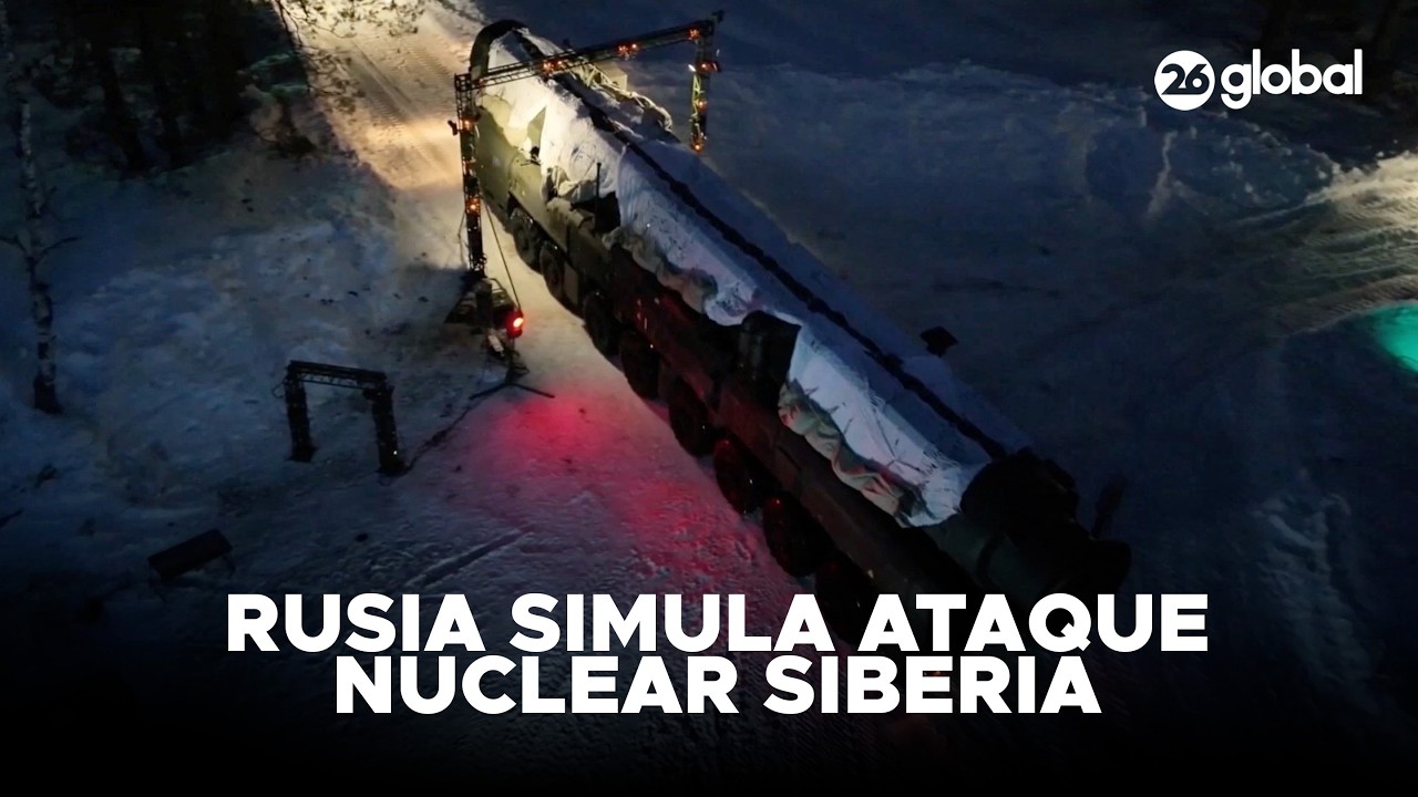 🚨 ALERTA NUCLEAR | Rusia realiz&oacute; un simulacro con misiles Yars en Siberia #26Global