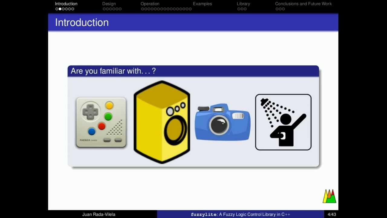 tutorial on fuzzylite: a fuzzy logic control library in C++