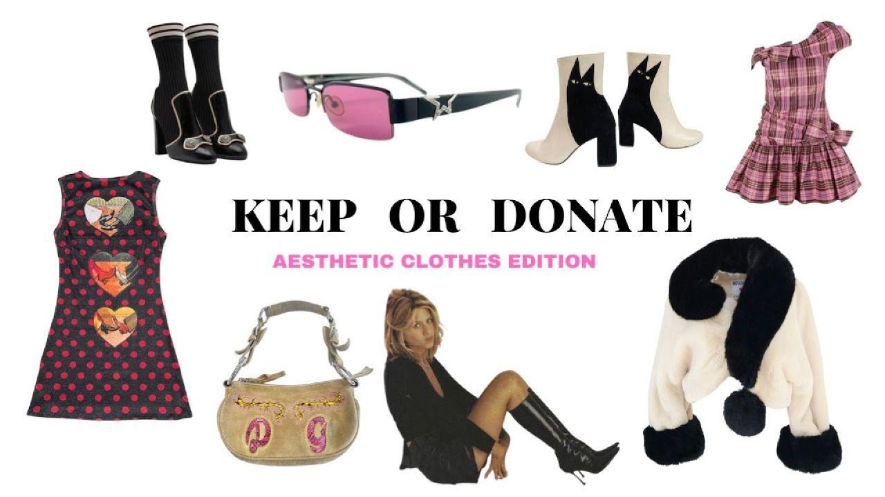 KEEP or DONATE? Aesthetic Clothes EDITION 🩷🩷🩷