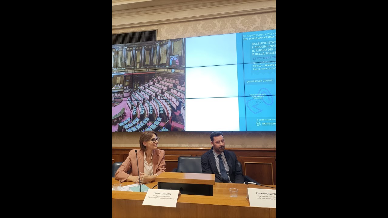 Parliamo di Balbuzie in Senato della Repubblica.